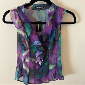 Watercolor blouse